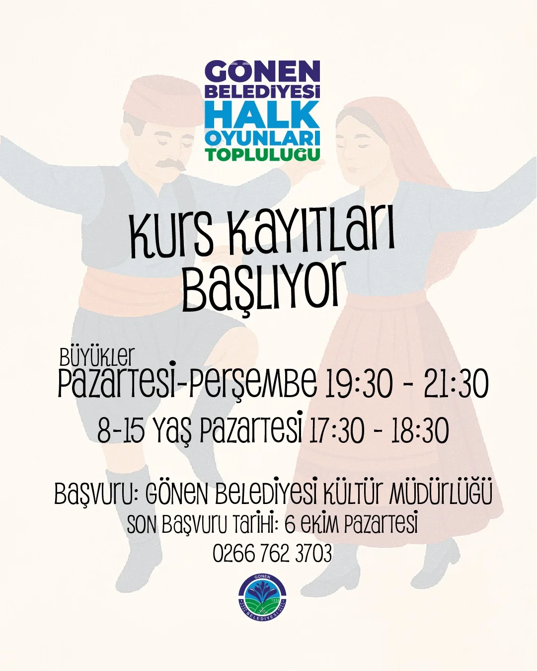 Gönen Belediyesi Halk Oyunları Topluluğu ve Ritim Kursu