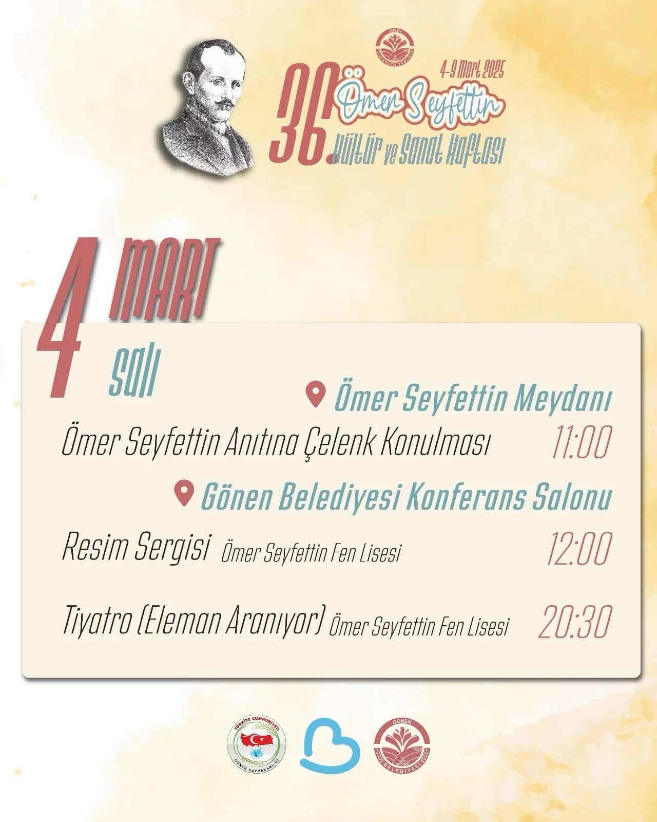 Ömer Seyfettin Kültür ve Sanat Etkinlikleri Tiyatro Gösterisi