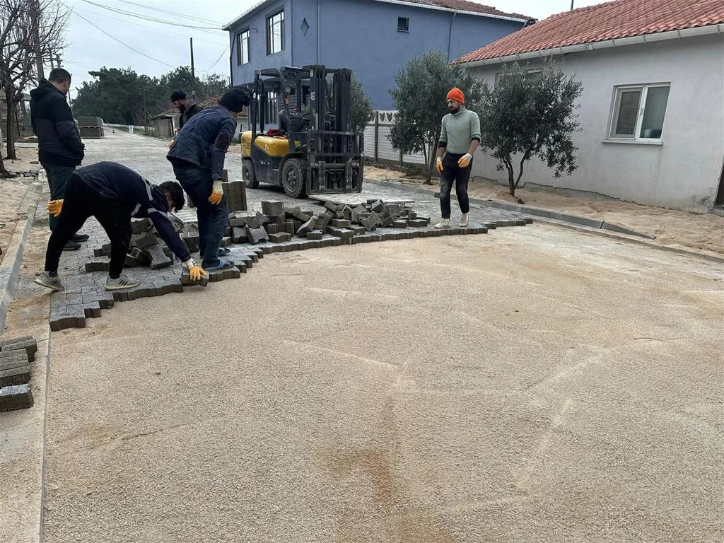 Hasanbey Mahallesi Parke Taş Çalışması